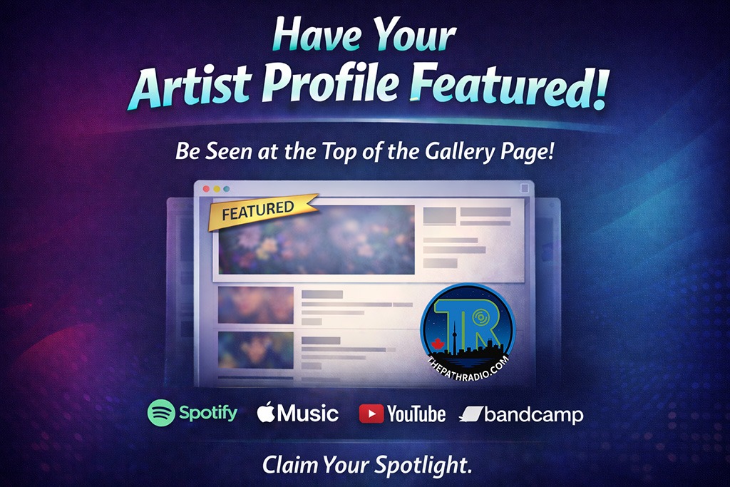 The Path Radio Profile Feature Banner Title & Social Media Logos