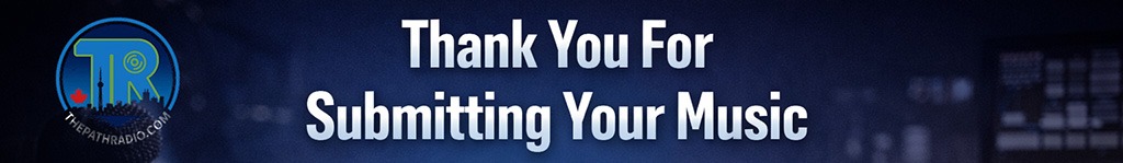 The Path Radio Thank you For Submitting Your Music Banner has just these words and The Path Radio logo