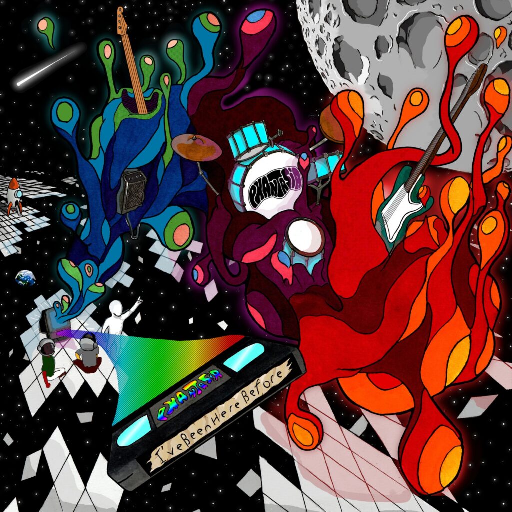 Phantasia Album Cover Abstract Painting